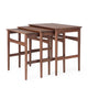 Carl Hansen CH004 Nesting Tables in Walnut Oil — packshot