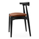 Carl Hansen CH20 Elbow Chair in Oak Black, Thor 307 — packshot, detail