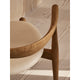 Carl Hansen CH20 Elbow Chair in Oak Oil, Sif 90 — lifestyle, detail