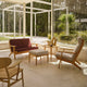 Carl Hansen CH292 2 Seater Sofa in Oak Oil, Vidar 0693 — lifestyle, with CH22, CH290F, CH008 and CH291