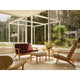 Carl Hansen CH292 2 Seater Sofa in Oak Oil, Vidar 0693 — lifestyle, with CH22, HJW03, CH290F, CH008 and CH291