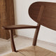 Carl Hansen CH22 Lounge Chair in Walnut Oil, natural paper cord — lifestyle, detail