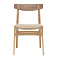 Carl Hansen CH23 Dining Chair in Oak/Walnut Oil, natural paper cord — packshot