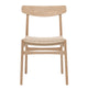 Carl Hansen CH23 Dining Chair in Oak White Oil, natural paper cord — packshot