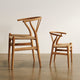 Carl Hansen CH24 Child Wishbone Chair in Oak Oil — lifestyle, with Carl Hansen CH24 Wishbone Chair in Oak Oil