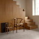 Carl Hansen CH24 Child Wishbone Chair in Oak Oil — lifestyle, with CH24 Wishbone Chair in Walnut Oil