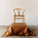Carl Hansen CH24P Wishbone Dining Chair in Beech Oil and Loke 7050 — studio