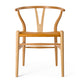 Carl Hansen CH24P Wishbone Dining Chair in Beech Oil and Loke 7050 — packshot