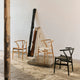 Carl Hansen CH24P Wishbone Dining Chairs in oak and black finishes — studio