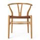 Carl Hansen CH24P Wishbone Dining Chair in Oak Oil and Loke 7060 — packshot