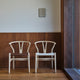 Carl Hansen CH24P Wishbone Dining Chairs in Oak Soap with Loke and Terra leather — lifestyle