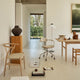 Carl Hansen CH24P with CH327 table, CH621 chair and CH53 stools — lifestyle