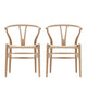 Carl Hansen CH24 Wishbone Chair in Beech Oil, set of two — packshot