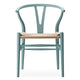Carl Hansen CH24 Wishbone Chair in Beech Pewter, Natural Cord — packshot