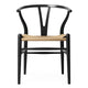 Carl Hansen CH24 Wishbone Chair in Oak Black Lacquer — packshot