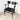 Carl Hansen CH26 Dining Chair Oak Black Lacquer Black Paper Cord - Ex-Display