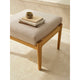 Carl Hansen CH290F Footstool in Oak Oil, Serpentine 0118 — lifestyle