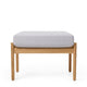 Carl Hansen CH290F Footstool in Oak Oil, Serpentine 0118 — packshot