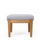 Carl Hansen CH290F Footstool in Oak Oil, Serpentine 0118 — packshot, detail