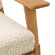 Carl Hansen CH290 Lounge Chair in Oak Oil, Bute Storr 1501 Eggshell — packshot, detail