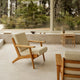 Carl Hansen CH290 Lounge Chair in Oak Oil, Bute Storr 1501 Eggshell — lifestyle