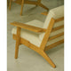 Carl Hansen CH290 Lounge Chair in Oak Oil, Bute Storr 1501 Eggshell — lifestyle