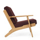 Carl Hansen CH292 2 Seater Sofa in Oak Oil, Vidar 0693 — packshot, detail
