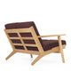 Carl Hansen CH292 2 Seater Sofa in Oak Oil, Vidar 0693 — packshot, detail