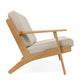 Carl Hansen CH293 3 Seater Sofa in Oak Oil, ZR Antoni 10968 813 — packshot, detail