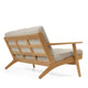 Carl Hansen CH293 3 Seater Sofa in Oak Oil, ZR Antoni 10968 813 — packshot, detail
