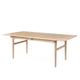 Carl Hansen CH327 Dining Table in Oak White Oil — packshot