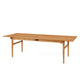 Carl Hansen CH327 Dining Table in Teak Oak Oil — packshot