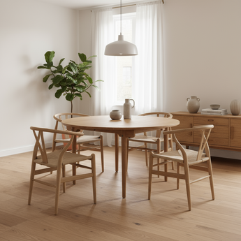 Carl Hansen Dining Bundle - CH337 Table & 4 CH24 Chairs