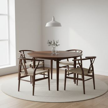 Carl Hansen CH337 Extendable Dining Table 140cm to 260cm Walnut - Outlet