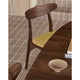 Carl Hansen CH30P Dining Chair in Walnut Oil, Fiord 0422 — lifestyle, detail