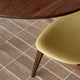 Carl Hansen CH30P Dining Chair in Walnut Oil, Fiord 0422 — lifestyle, detail