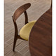 Carl Hansen CH30P Dining Chair in Walnut Oil, Fiord 0422 — lifestyle, detail