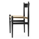 Carl Hansen CH36 Dining Chair in Oak Black with Natural Paper Cord — packshot, detail