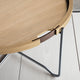 Carl Hansen CH417 Tray Table in Oak Walnut Oil — lifestyle, detail