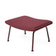 Carl Hansen CH446 Footrest Special Edition in UMI 64291 with Deep Burgundy frame — packshot, detail