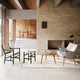 Carl Hansen CH44 Lounge Chair — lifestyle, with CH53 stool, CH72 sofa and CH36 chair