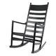 Carl Hansen CH45 Rocking Chair in Black Paper Cord — packshot