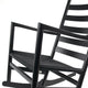 Carl Hansen CH45 Rocking Chair in Black Paper Cord — packshot, detail