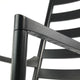 Carl Hansen CH45 Rocking Chair in Black Paper Cord — packshot, detail