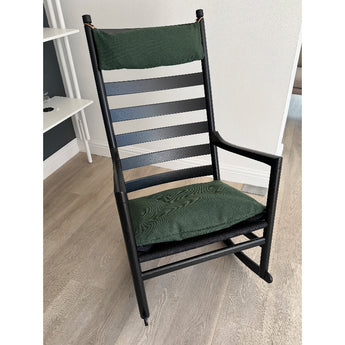 Carl Hansen CU CH45 Rocking Chair Green Cushions Special Edition