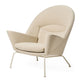 Carl Hansen CH468 Oculus Chair Special Edition in UMI 61322 with Clay White frame — packshot