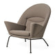 Carl Hansen CH468 Oculus Chair Special Edition in UMI 61324 with Pebble Brown frame — packshot