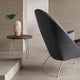 Carl Hansen CH468 Oculus Chair in Divina Melange 170 — lifestyle, with CH415 coffee table