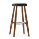 Carl Hansen CH56 Bar Stool in Walnut Oil, Thor 301 — packshot
