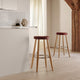 Carl Hansen CH58 Counter Stool in Oak Oil, Thor 322 — lifestyle, kitchen